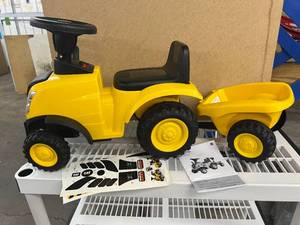 Brand New - Childrens Cat Tractor with Trailor