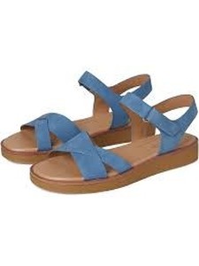Brand New - Blue open toe lifestride sandals womens size 7.5