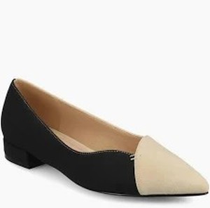 Brand New - Journee CARMIN DRESS FLATS - Black Sand Womens size 6
