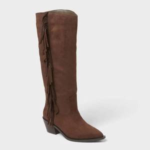 Brand New - Suede Fringe Knee-high Boots For Women on Luulla Size 9