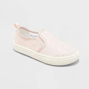 Brand New - Girls, preschool, glitter, shoes slip on Size 9c
