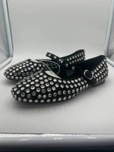 Brand New - Womens Issa Rhinestone Mary Jane Ballet Flats - A New Day Size 6.5