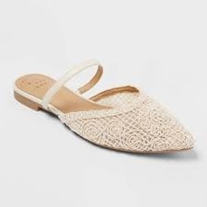 Brand New - Womens Vienna Flats with Memory Foam Insole - A New Day Light Taupe Size 8