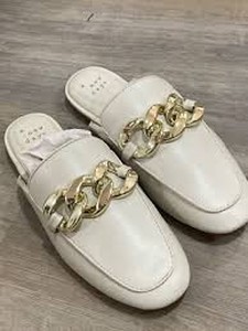 Brand New - White cream flat shoes size 6 women NEW a New Day