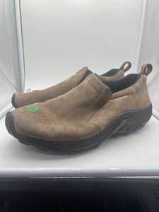 Merrell Jungle Moc Mens 13 Slip On Gunsmoke Brown Suede