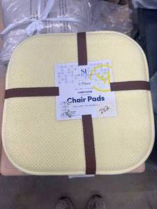 Brand New - 2 Sweet Home Chair Pads - Yellow