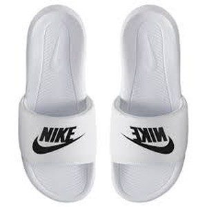 Brand New - Nike Victori slides white black white Size 10