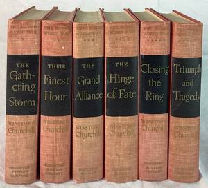 Winston Churchills The Second World War - 6 Volume Set 1948-1953