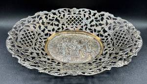 Pierced Vintage Electro-Plated EPNS Silver Bowl