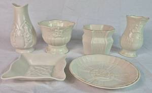 Vintage Belleek Collectors Society Pieces - 6 Pieces