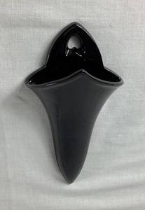 Roseville Pottery Rosecraft Black Wall Pocket