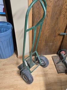 Green Metal Two-Wheel Hand Truck Dolly