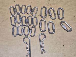 Lot of Assorted Metal Fasteners and Hardware Items