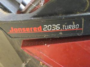 Jonsered 2036 Turbo Chainsaw - Has Compression