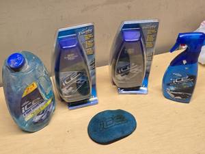 Turtle Wax Car Care Products including Ice Car Wash, Synthetic Liquid Polish, and Total Interior Care