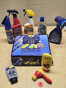 Viking Microfiber Detailing Kit, Bissell Fabric & Upholstery Cleaner, Black Magic Wheel Cleaner, Armor All Leather Care, and Other Automotive Care Products