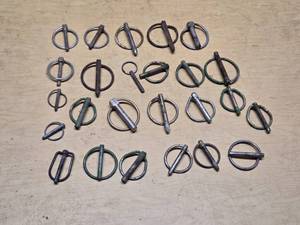Various Lynch Pins in Different Sizes and Conditions