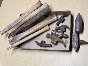 Wooden Hammer Handles and Metal Heads including Claw Hammers and Others