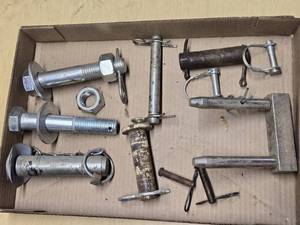 Lot of Various Pins and Bolts with Cotter Pins