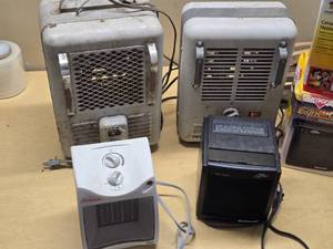 Patton, Sunbeam, Titan, and Duracraft Electric Heaters - Patton and Sunbeam Work, Titan Does Nothing, Duracraft Only the Fan Works