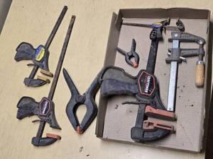 Craftsman and Quick-Grip Clamps Set including Mini Bar Clamps and C-Clamp