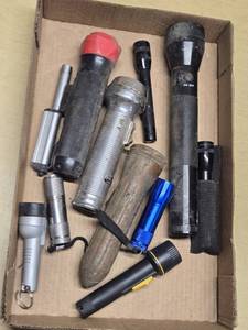 Lot of Flashlights in Various Sizes and Styles