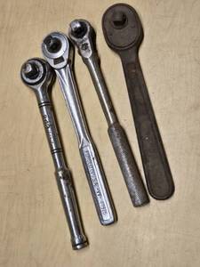 Craftsman and Other Ratchets Lot including Forged in USA V Series, Craftsman, and Nupla Tools 12 Drive