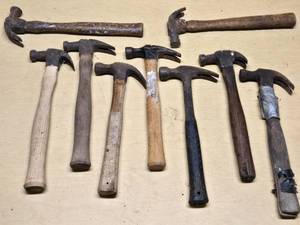 Lot of Claw Hammers Assortment