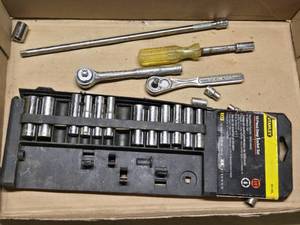 Stanley and Craftsman Sockets and Ratchets 14 Drive