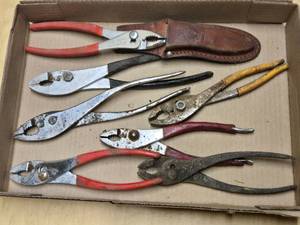 Craftsman, Crescent, Truecraft, and Fuller Pliers Set including Slip Joint Pliers
