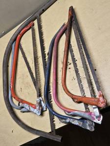 Lot of Bow Saws