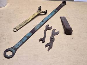 Set of Vintage Wrenches and Tools