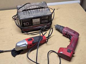 Black & Decker Cordless Drill, Oscillating Multi-Tool and Sure-Fire Battery Charger