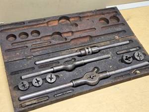 Champion Blower & Forge Tap and Die Set - Not Complete