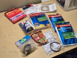 Vacuum and Filter Accessories including Honeywell, Bissell, and Hoover Bags
