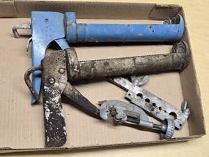 Caulk Guns, Pipe Cutter, and Flaring Tool