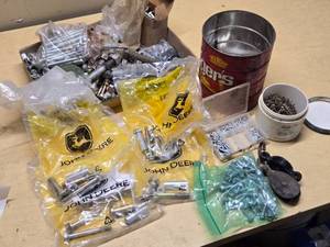 John Deere Hardware and Fasteners Assortment - bolts, nuts, washers, and various fasteners