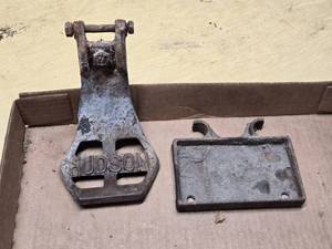 Hudson Cast Iron Foot Pedal and Mounting Bracket