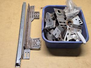 Metal Garage Door Brackets and Hardware Lot