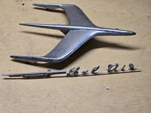 Chevrolet Bel Air Hood Ornament and Nameplate