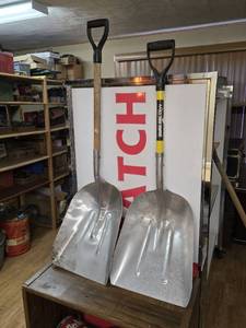 Ames and Other Aluminum Grain Shovesl