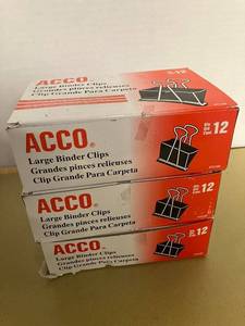 Acco Large Binder Clips
