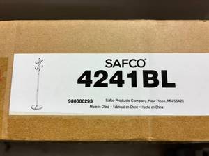 Safco Black Coat Rack