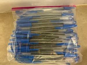 BIC Blue Cristal Pens
