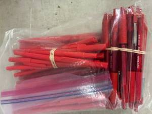 Red Papermate Pens