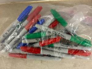 Red, Green and Blue Sharpie Markers