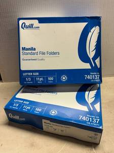 Manila File Folders