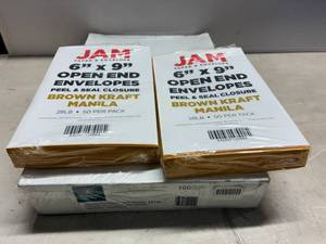 10 x 13 and 6 x 9 Envelopes