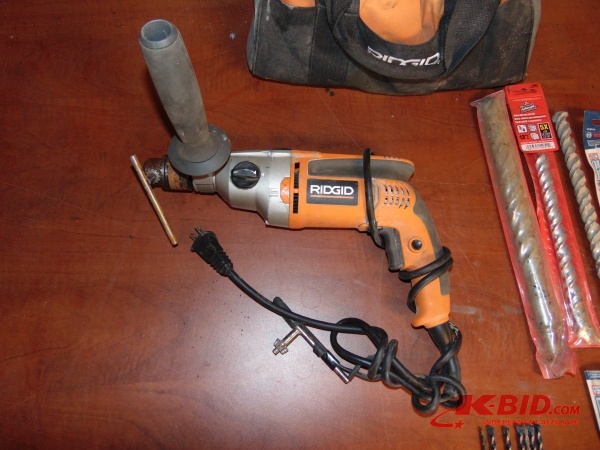lot 21 image: Ridgid 12 Hammer Drill