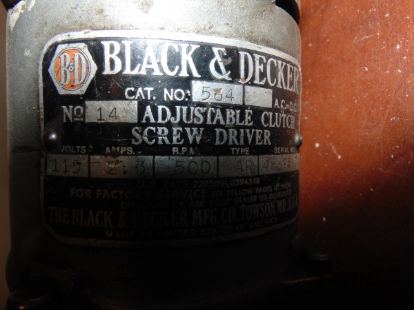 lot 94 image: Black and Decker Adjustable Clutch Screw Driver